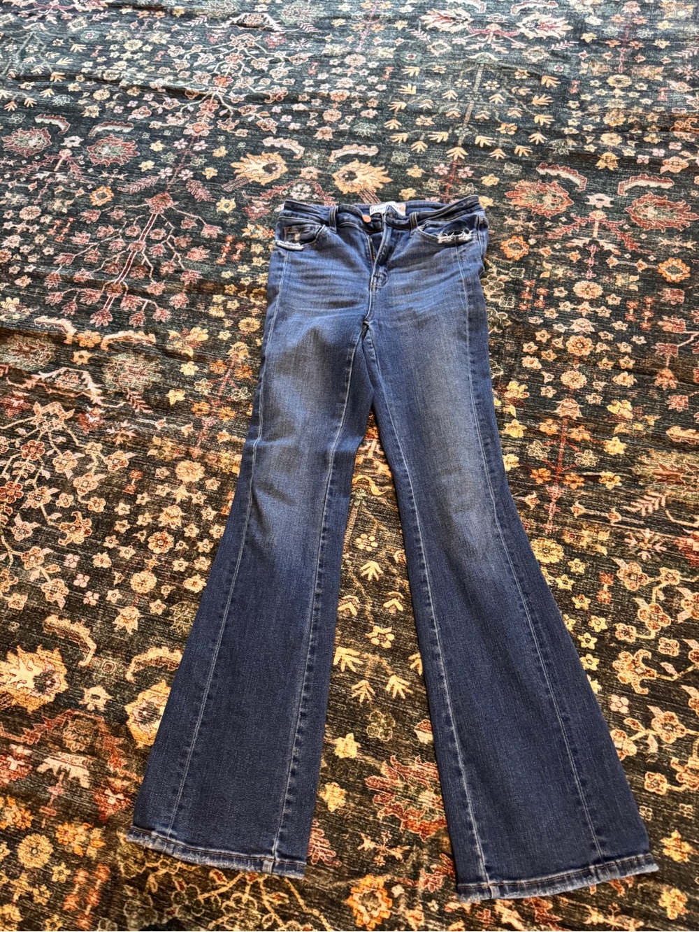 Flying Monkey Dark Blue Flare Jeans - Women's